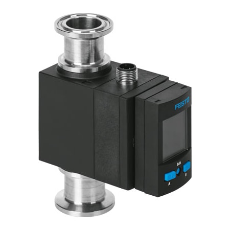 Festo Flow Sensor SFAW-100-CS520-E-PNLK-PNVBA-M12 SFAW-100-CS520-E-PNLK-PNVBA-M12